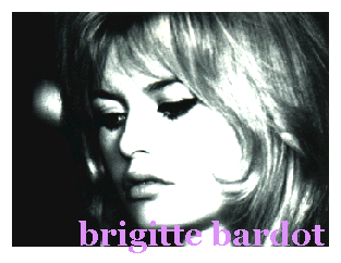 Portrait of Brigitte Bardot