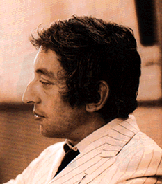 Portrait of Serge Gainsbourg